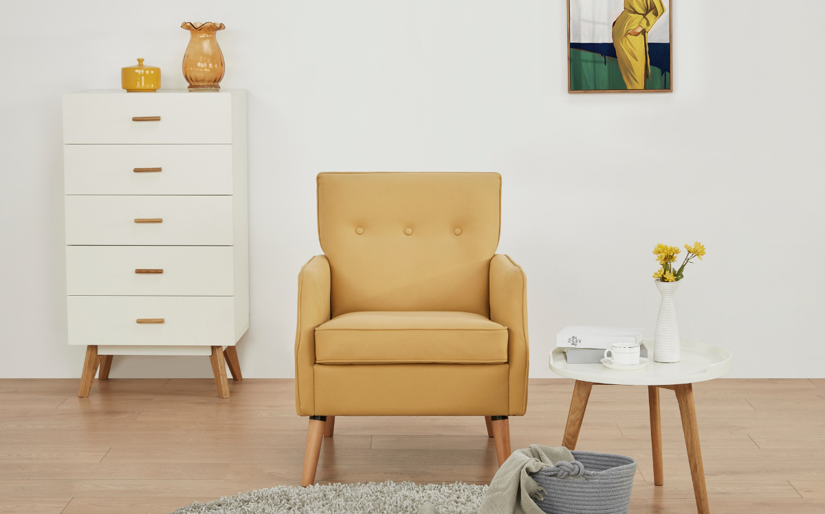 Primo Armchair (Mustard)