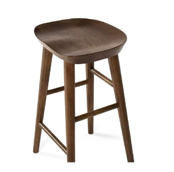 James Wooden Bar Stool