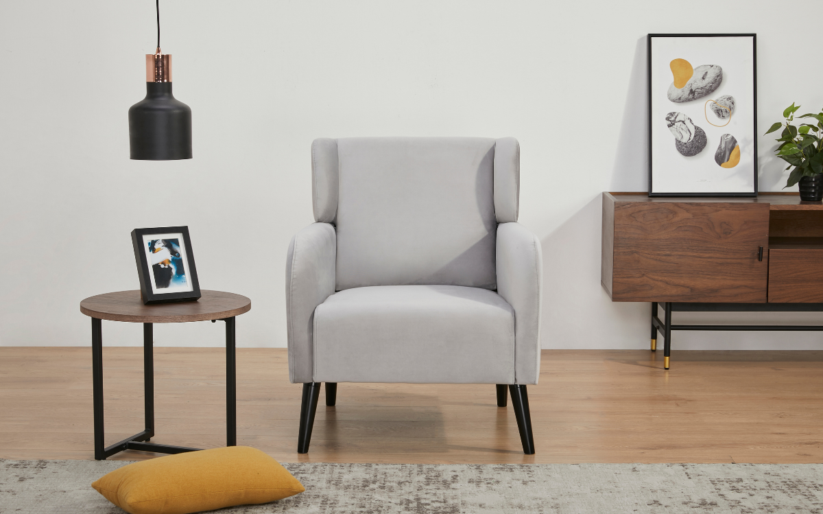 Cirro Armchair (Bright Grey)