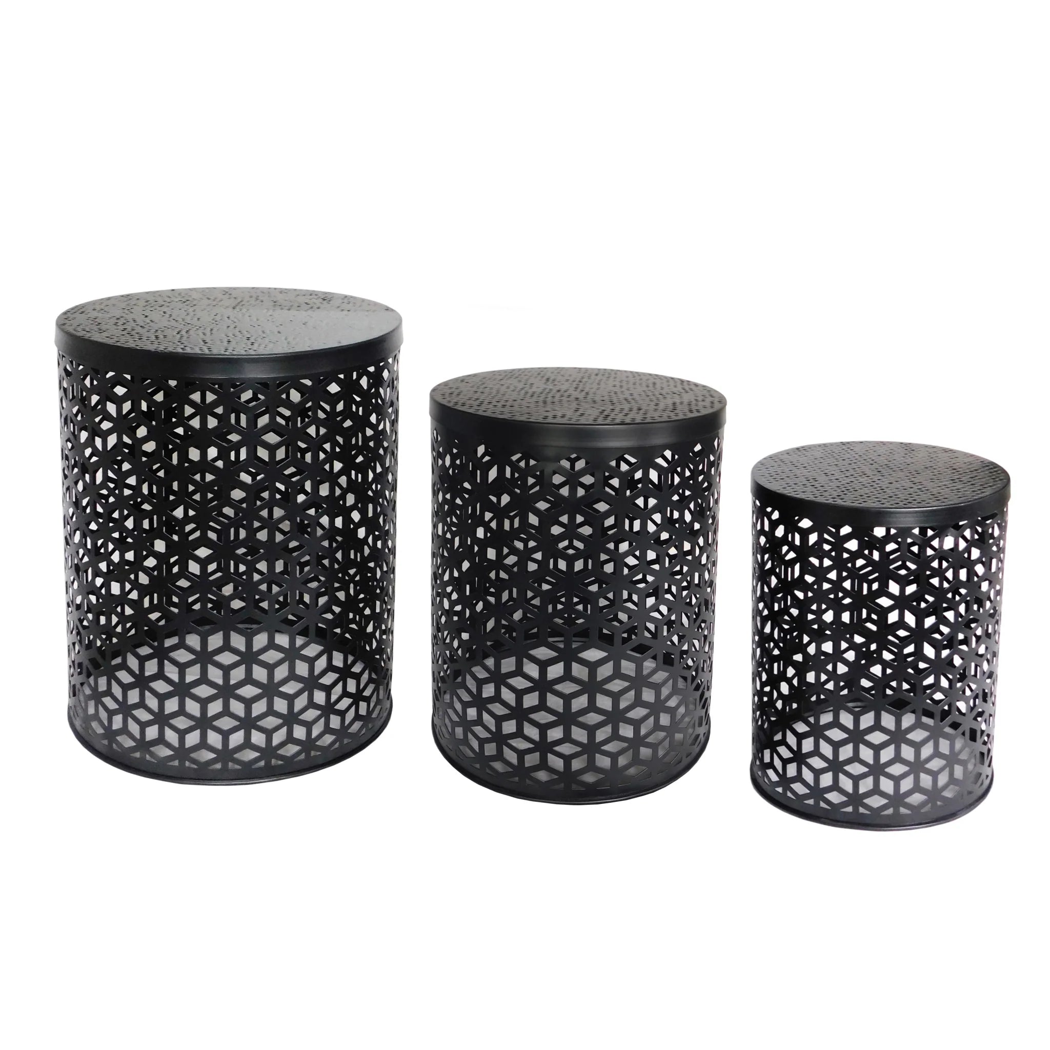 Drums Side Tables Set of 3