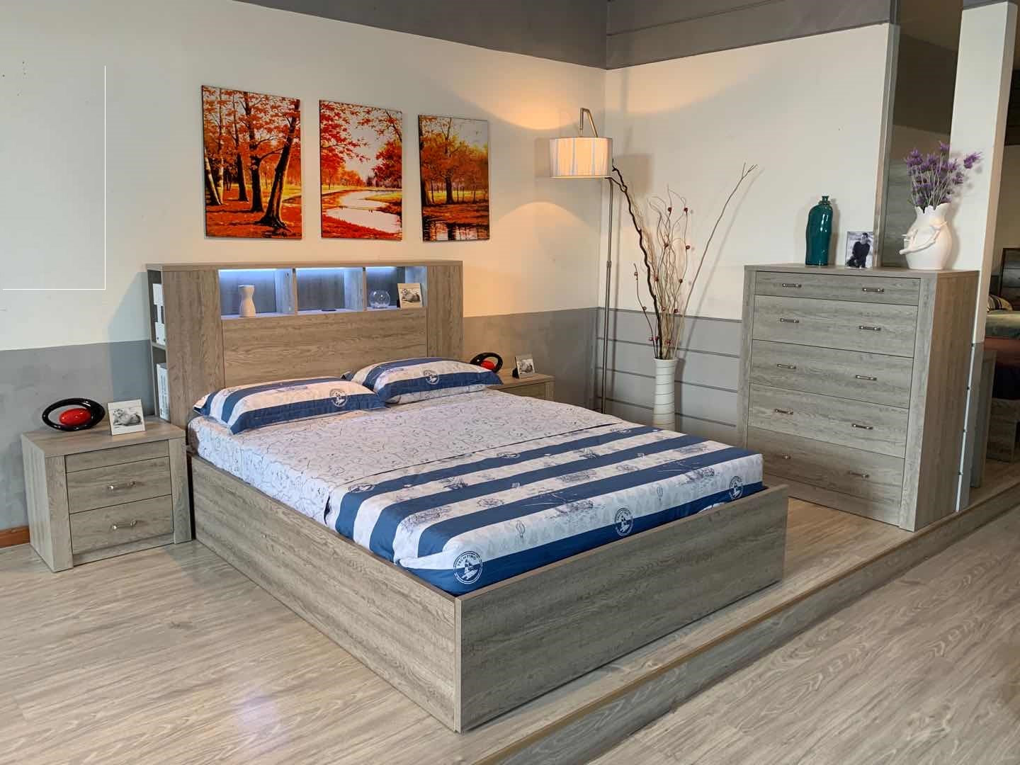 Empire Gas Lift Bed Frame with Wireless charger