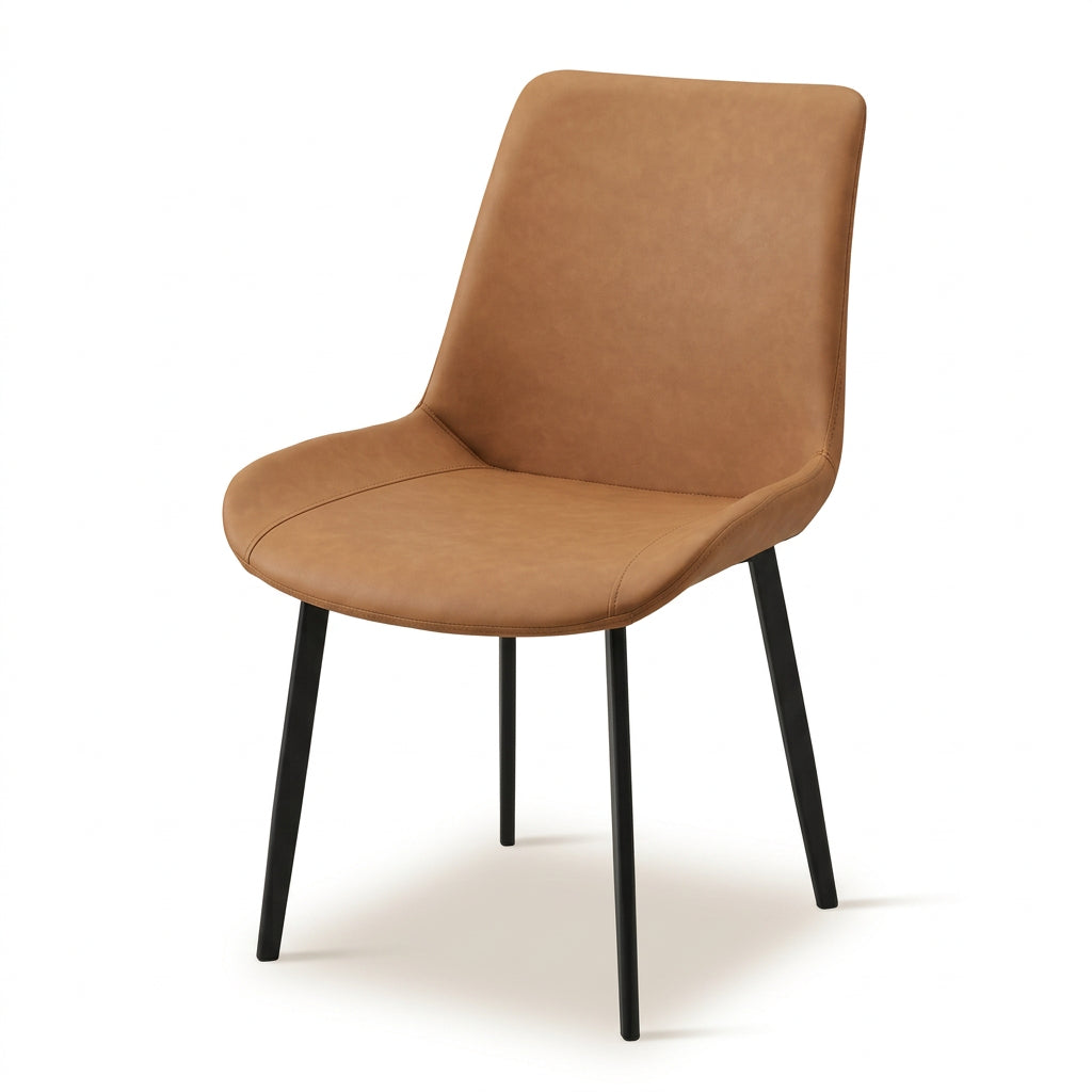 Torris Dining Chair-Pu Leather