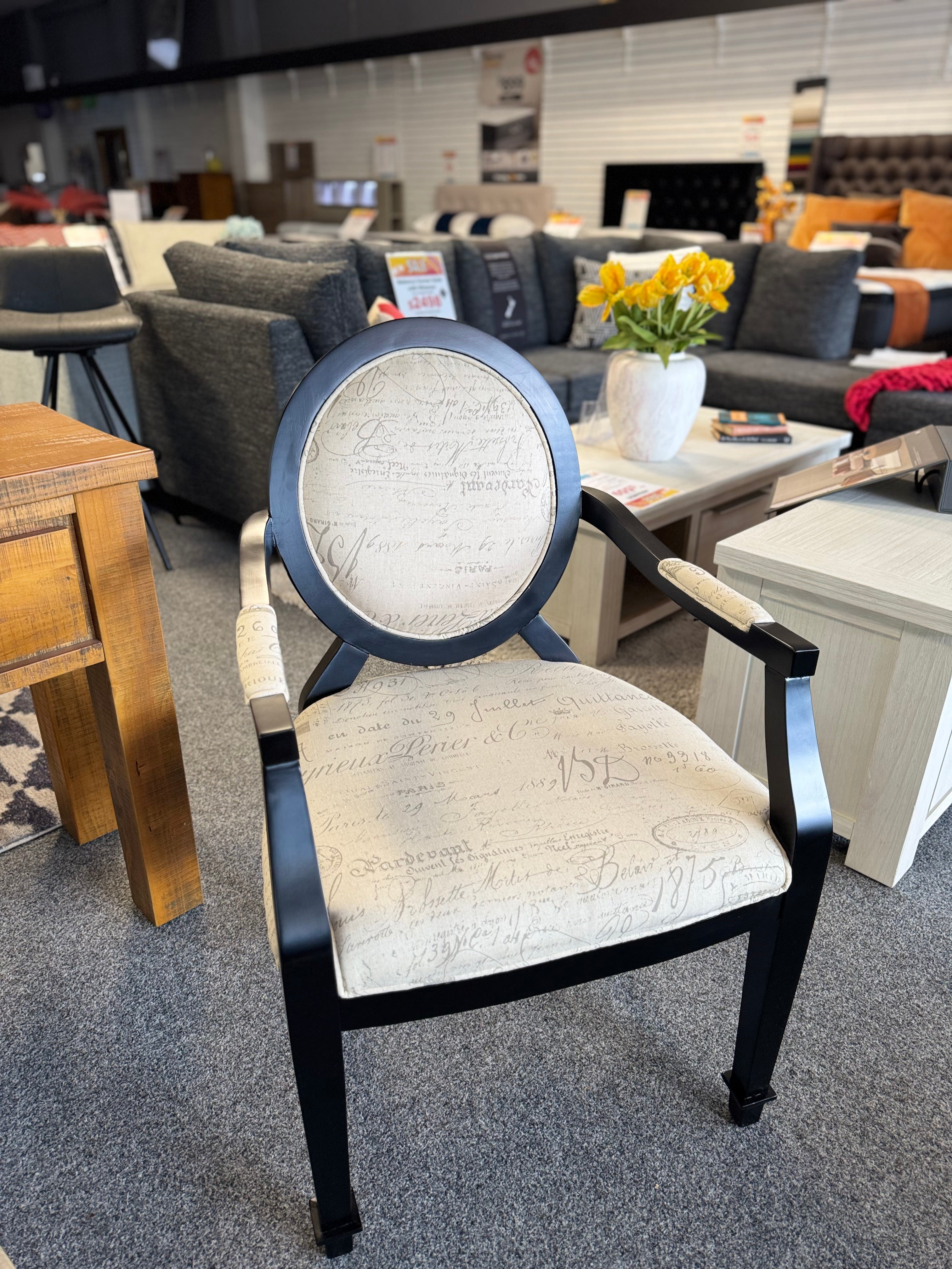 Cleveland Vintage fabric Armchair