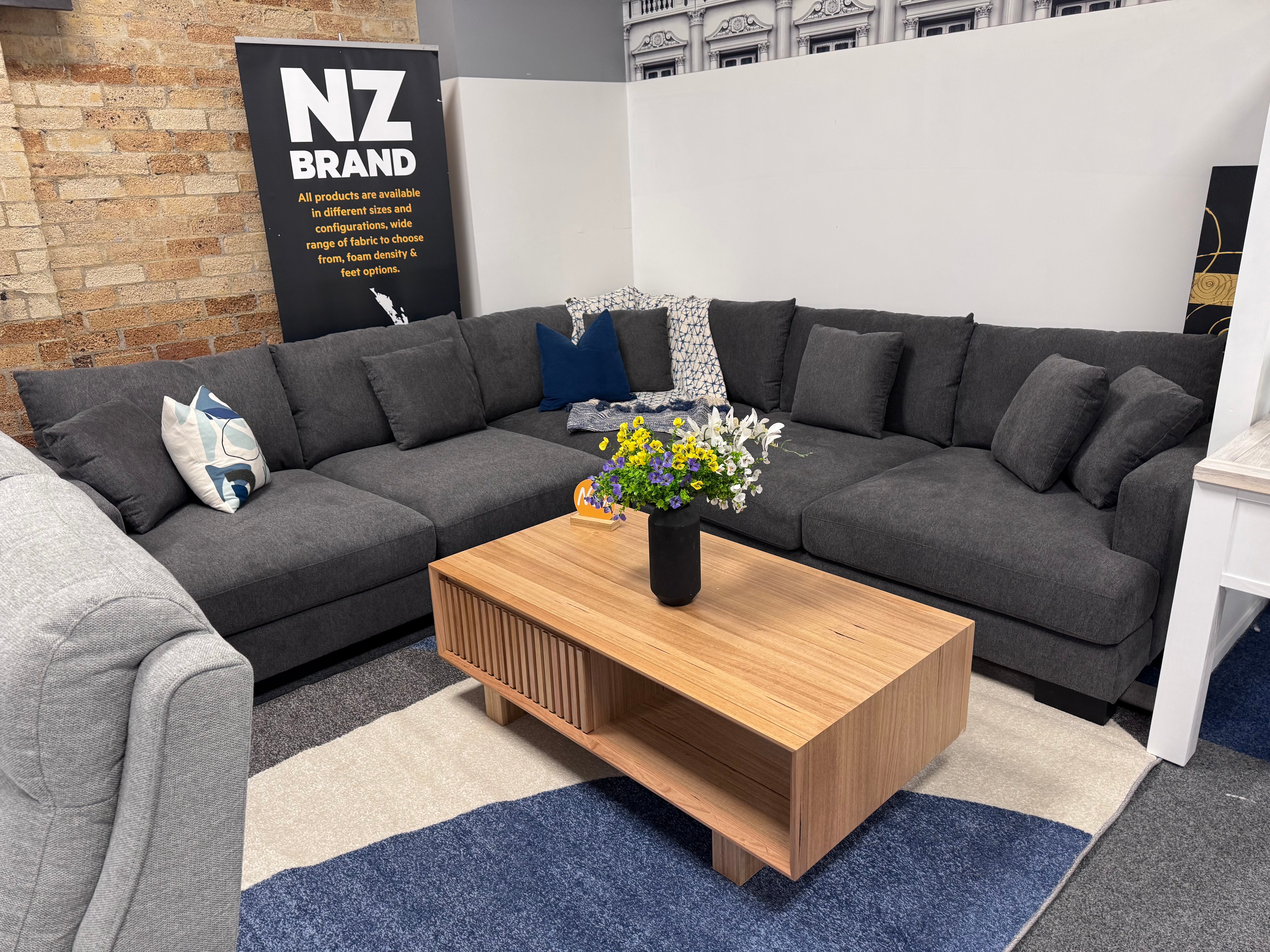 New Jersey Corner Suite Midnight Grey