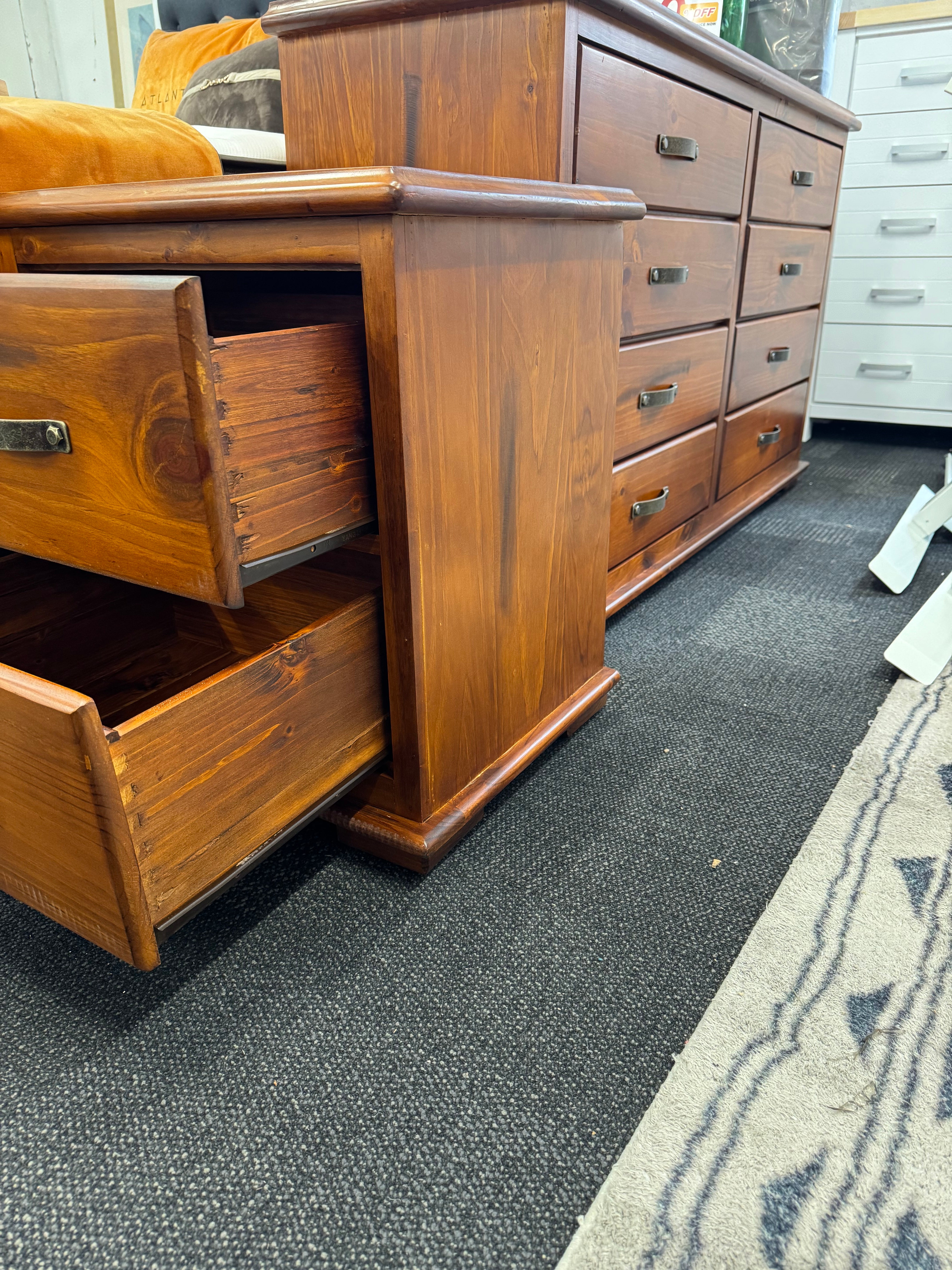 Phillip Island 2 Drawer bedside-CLEARANCE