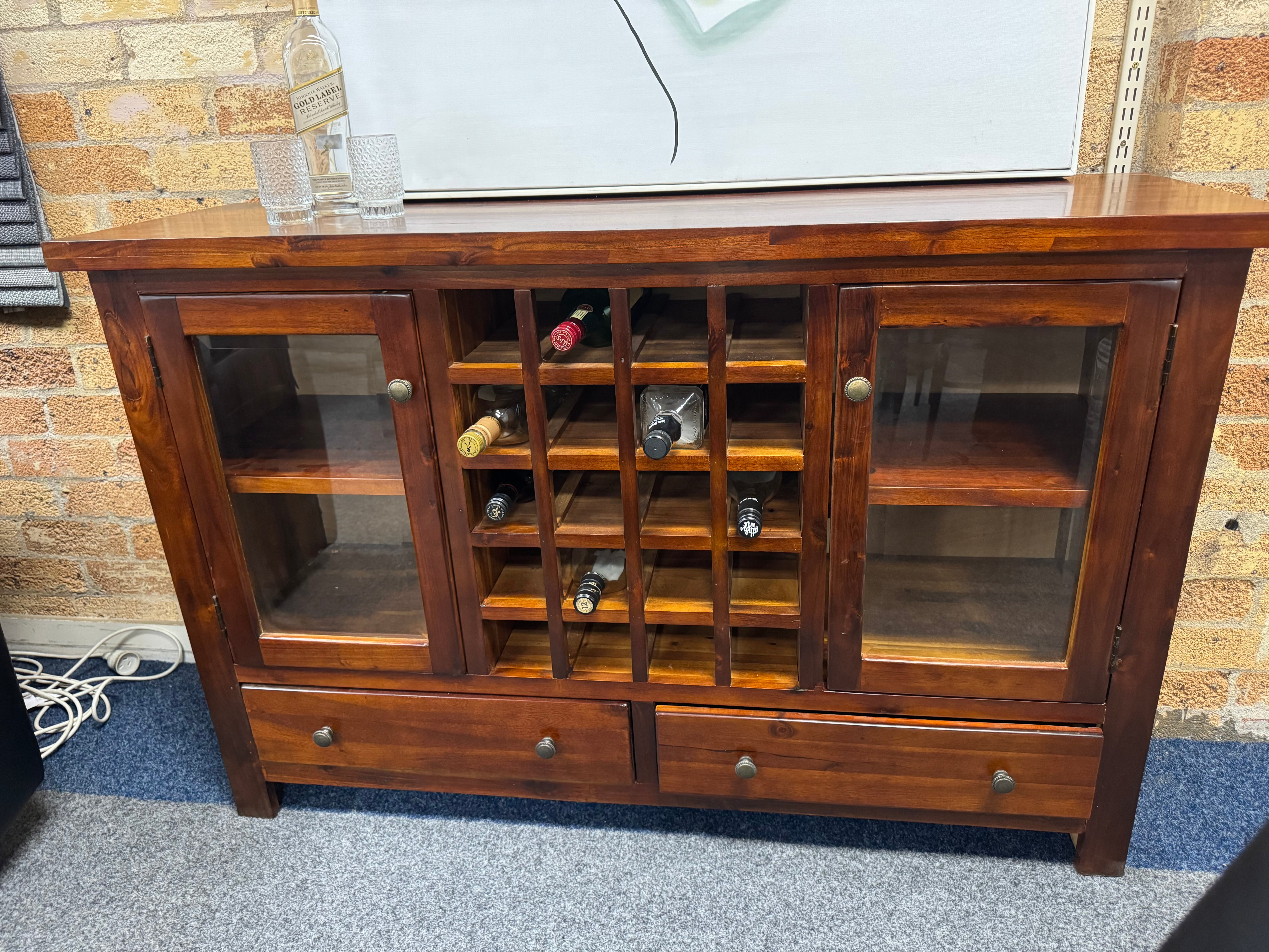 Budapest Buffet with Wine Rack