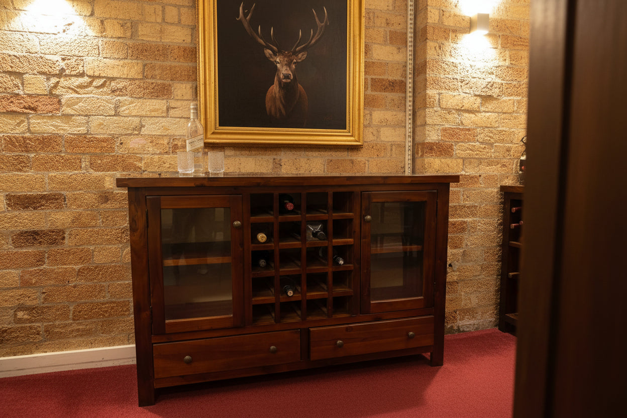 Budapest Buffet with Wine Rack