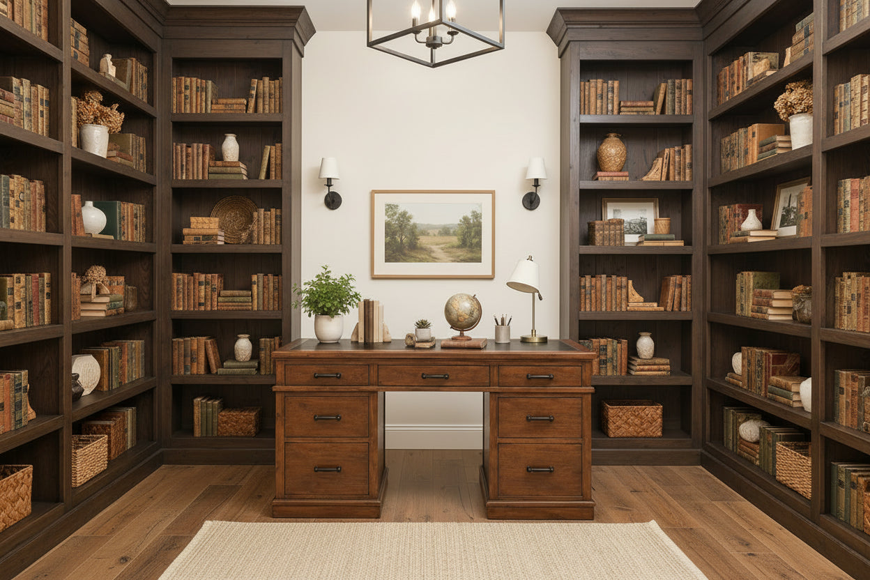 California Wooden Desk with drawers - FLOOR CLEARANCE