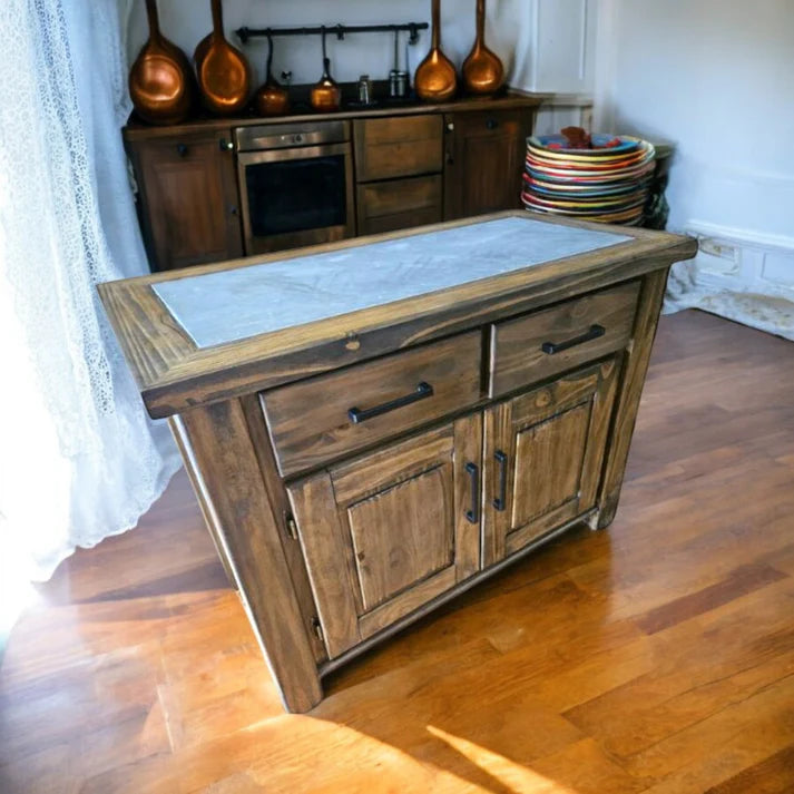 Woodland Chopping Block with Granite Top