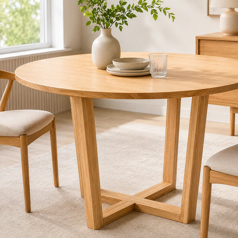 Milano Round Dining Table  1.3m