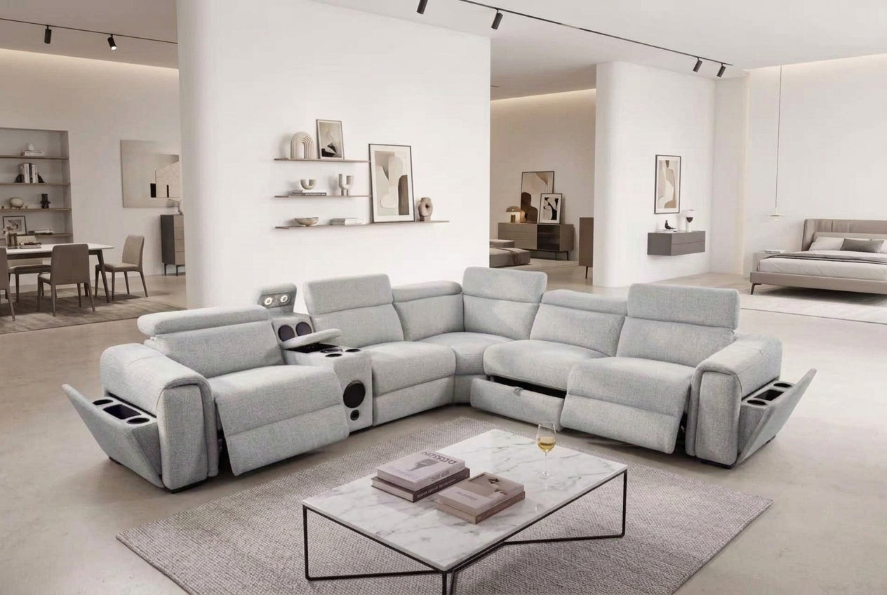Liefen Fabric Modular Corner Recliner