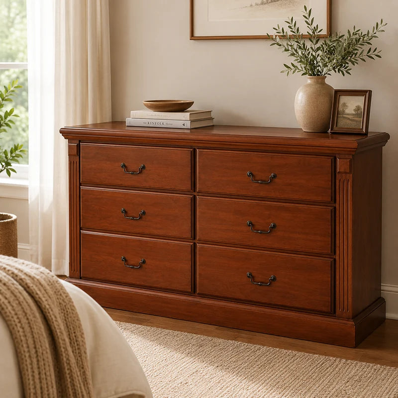 Texas 6 Drawers Dresser |Mirror