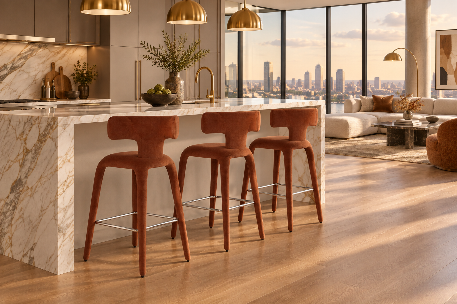 Elmo Bar Stool
